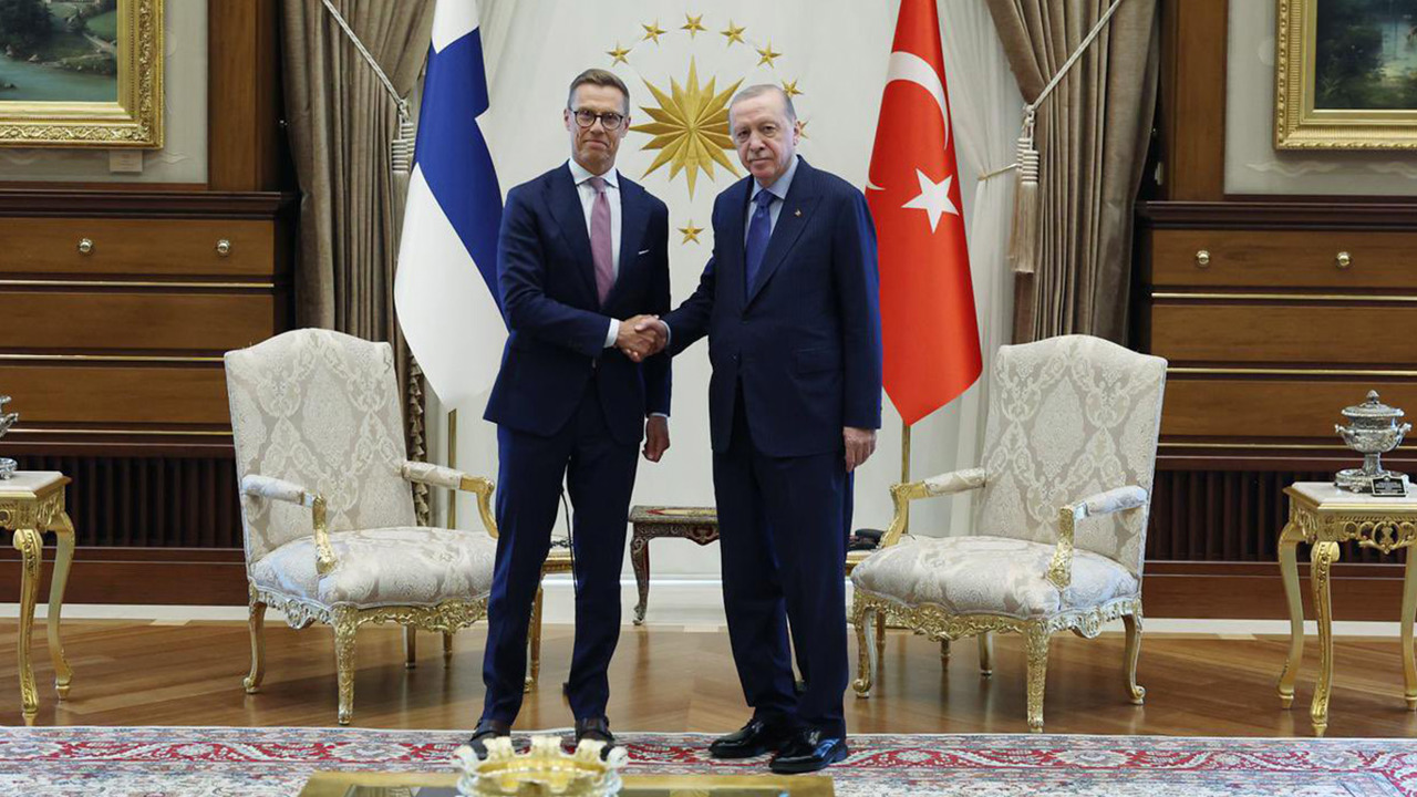 Cumhurbaşkanı Erdoğan, Finlandiya Cumhurbaşkanı Stubb ile görüştü