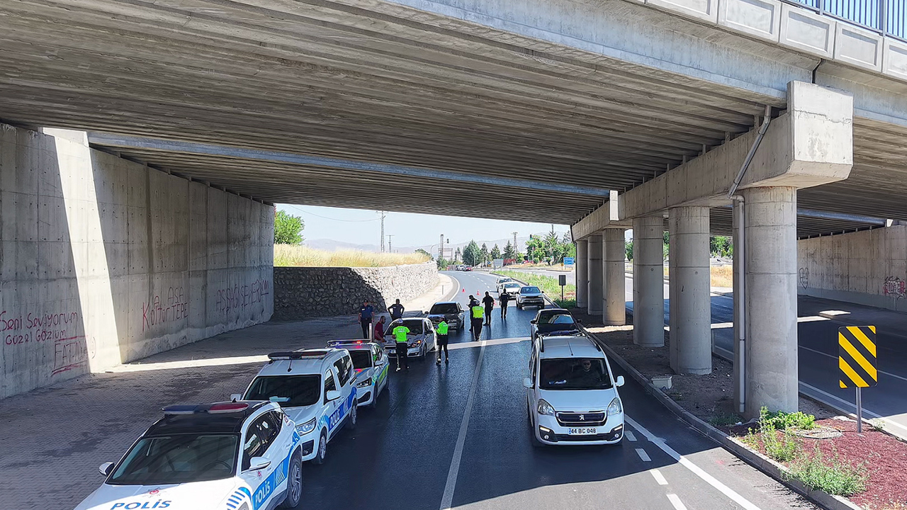 Malatya'da yapılan denetimlerde 128 araca cezai işlem uygulandı