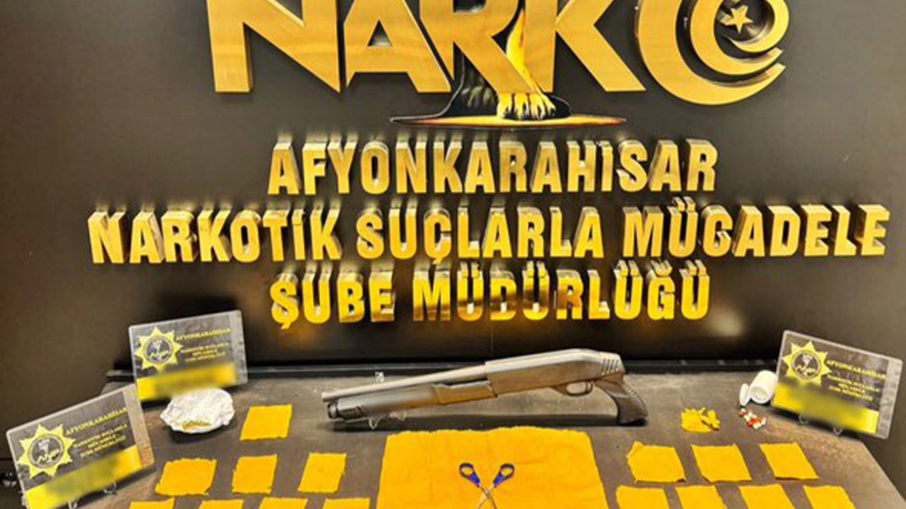 Afyonkarahisar'da uyuşturucu operasyonu: 2 şüpheli tutuklandı