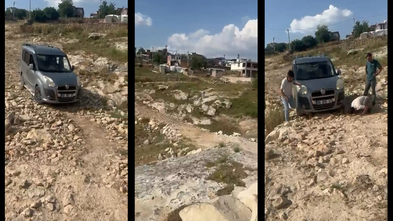 Yıllardır yapılmayan mezra yolu vatandaşları mağdur ediyor