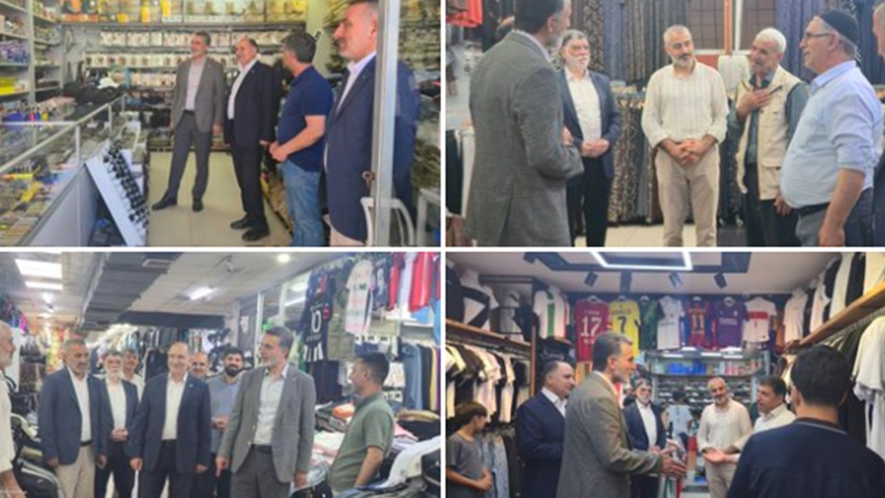 HÜDA PAR Genel Başkan Yardımcısı Emiroğlu’ndan Bingöl esnafına ziyaret