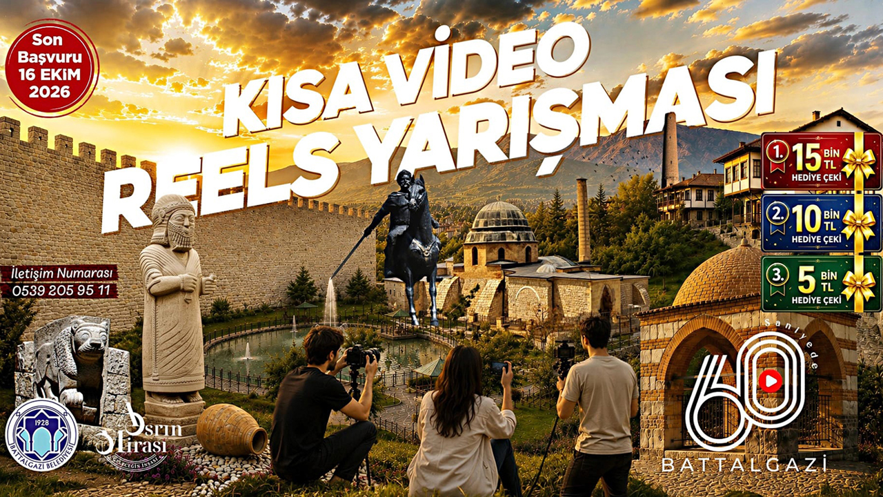 Battalgazi Belediyesinden "60 Saniyede Battalgazi" kısa video yarışması