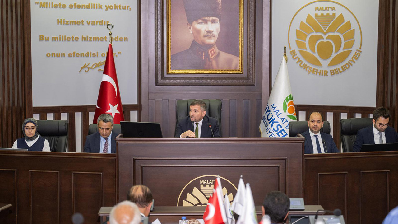 Malatya Büyükşehir Belediyesi Meclis Toplantılarının birleşimi yapıldı