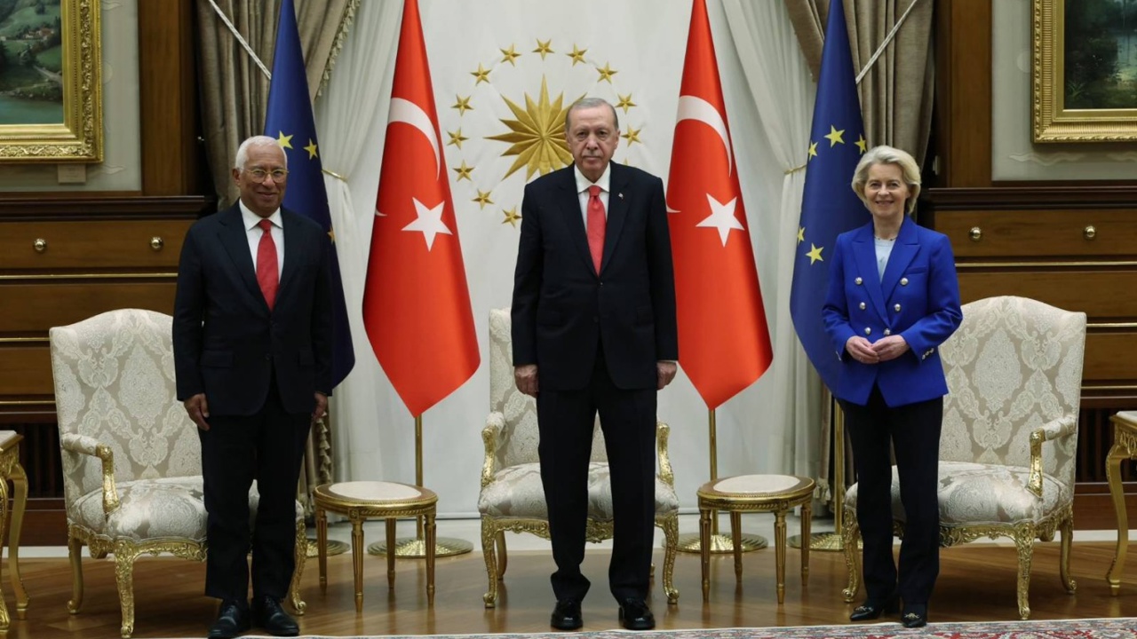 Cumhurbaşkanı Erdoğan, AB Konseyi ve Komisyon başkanlarıyla görüştü