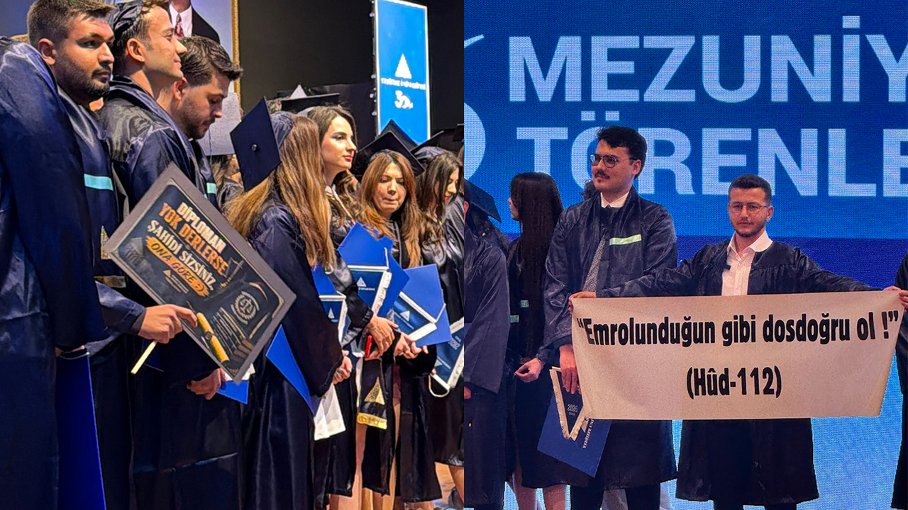 Mezuniyette ayete tahammülsüzlük