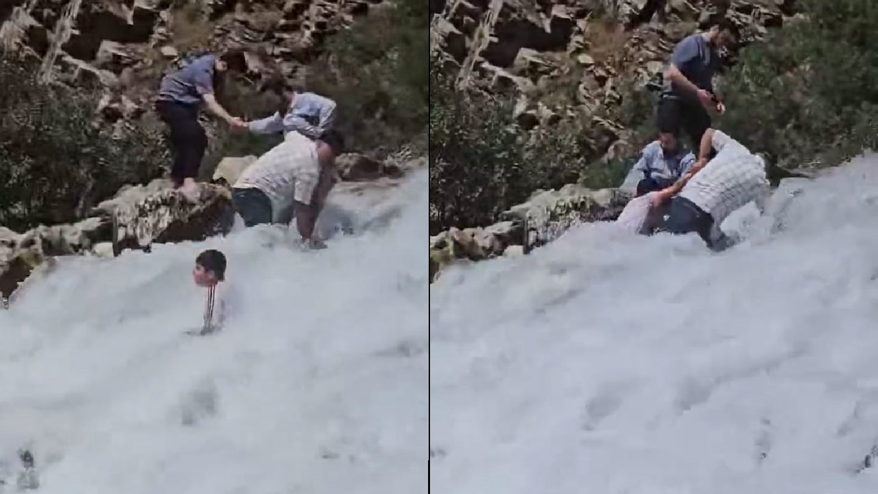 Van'da akıntıya kapılan çocuk kurtarıldı