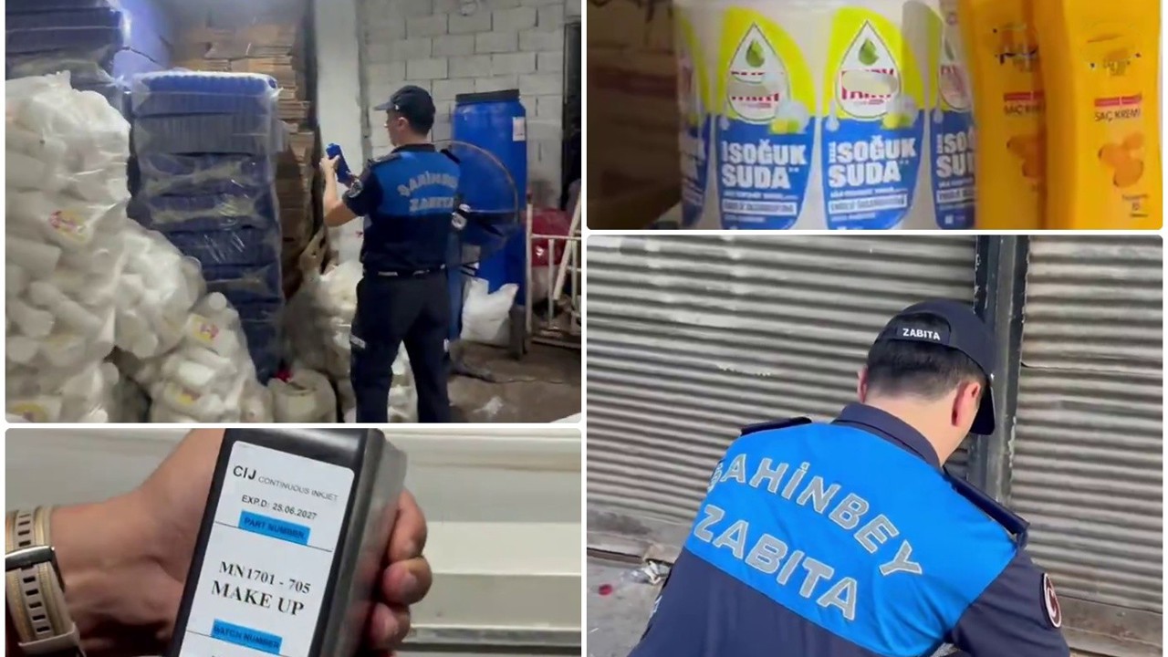 Gaziantep'te sahte temizlik malzemesi operasyonu: 11 bin ürün ele geçirildi