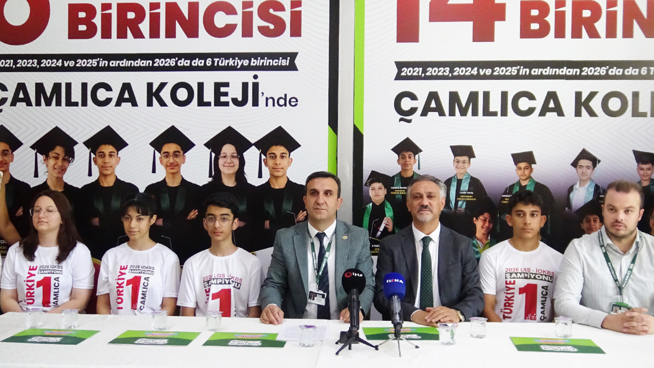 Çamlıca Koleji'nden 2026'da 6 Türkiye birinciliği