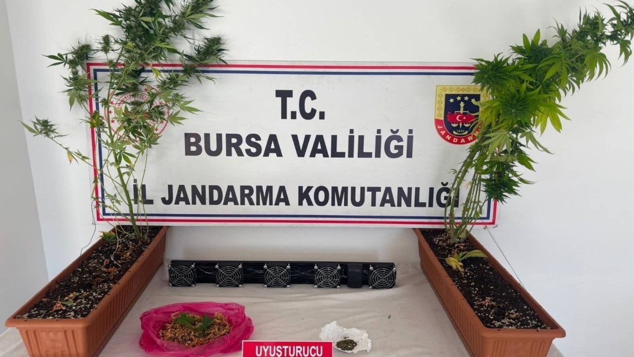 Bursa'da uyuşturucu operasyonu: 3 gözaltı