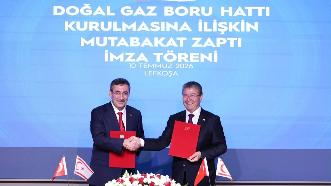 Türkiye ile KKTC arasında doğal gaz tedariki için mutabakat zaptı imzalandı