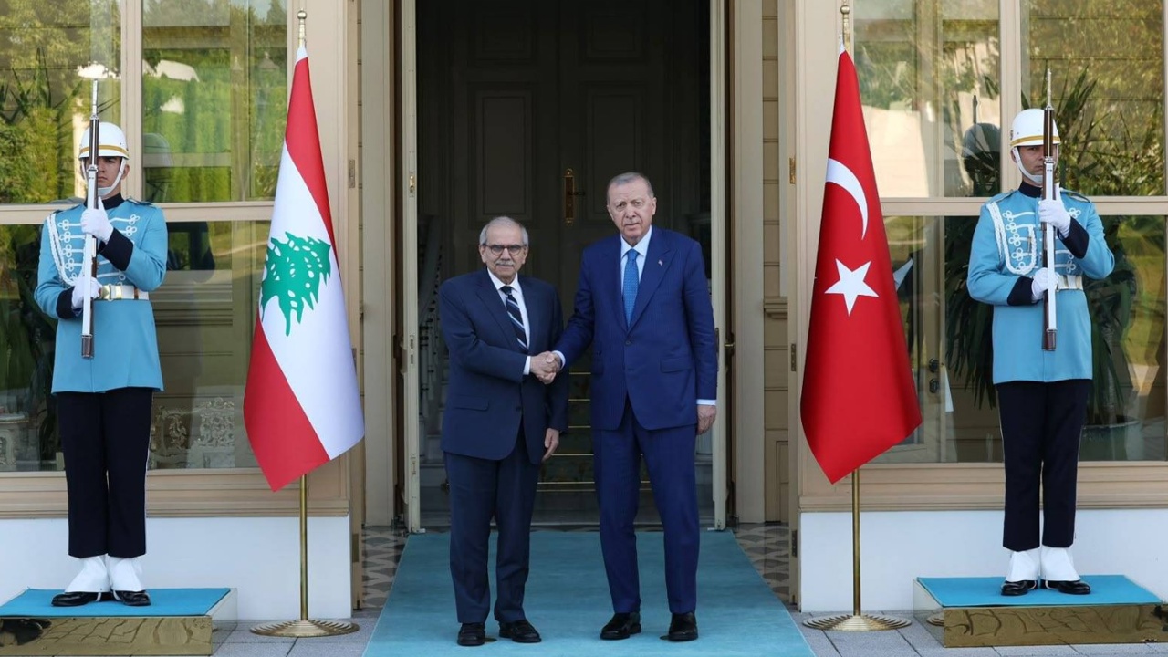 Cumhurbaşkanı Erdoğan, Lübnan Başbakanı Salam'ı kabul etti