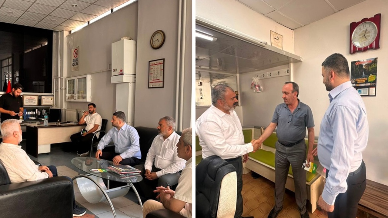 HÜDA PAR Malatya İl Başkanlığından Battalgazi'de esnaf ziyareti