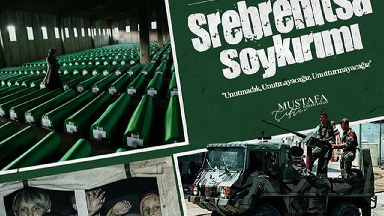 Bakan Çiftçi: Bosna'nın zalimleri ile Gazze'nin failleri aynı zihniyet