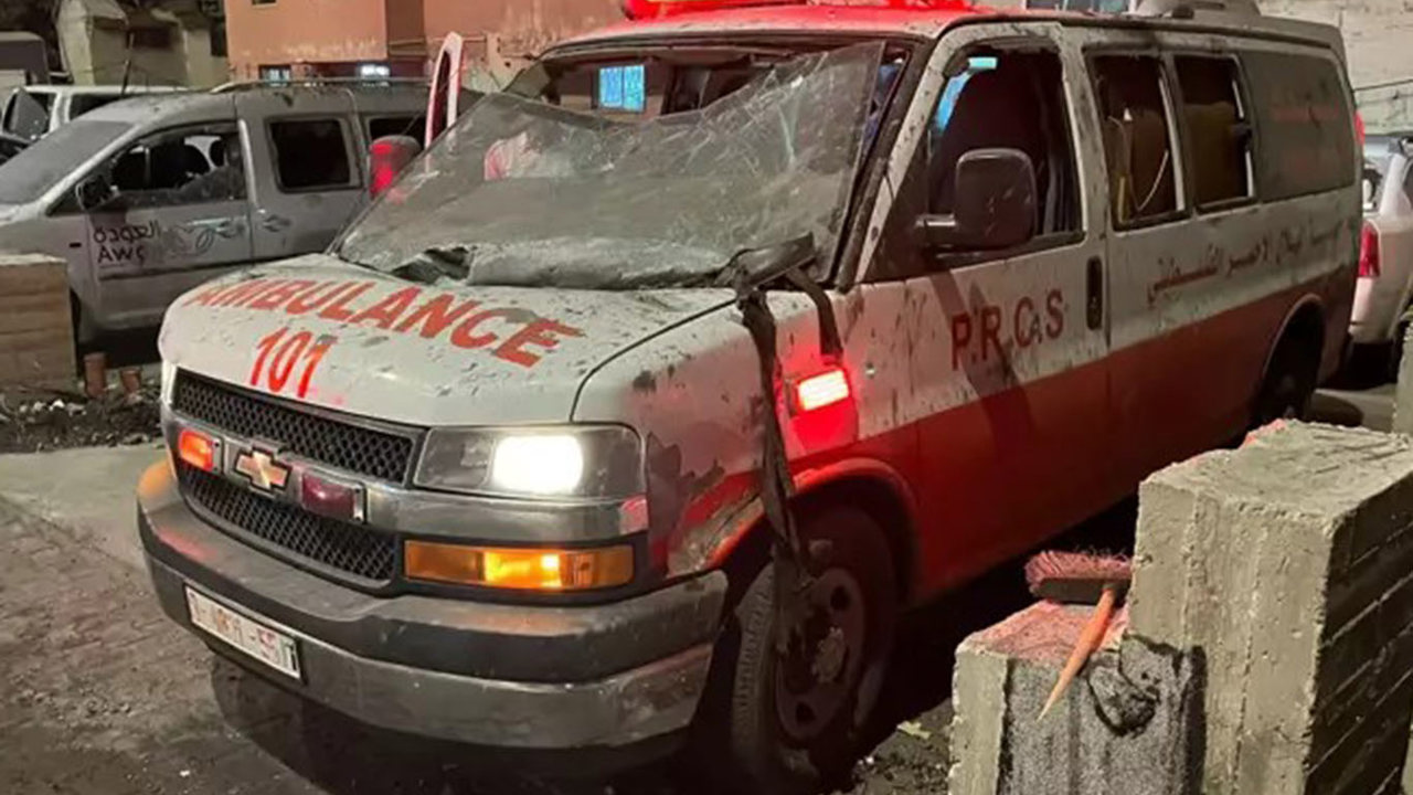 Gazze'de ambulansların yüzde 70'i hizmet dışı kaldı