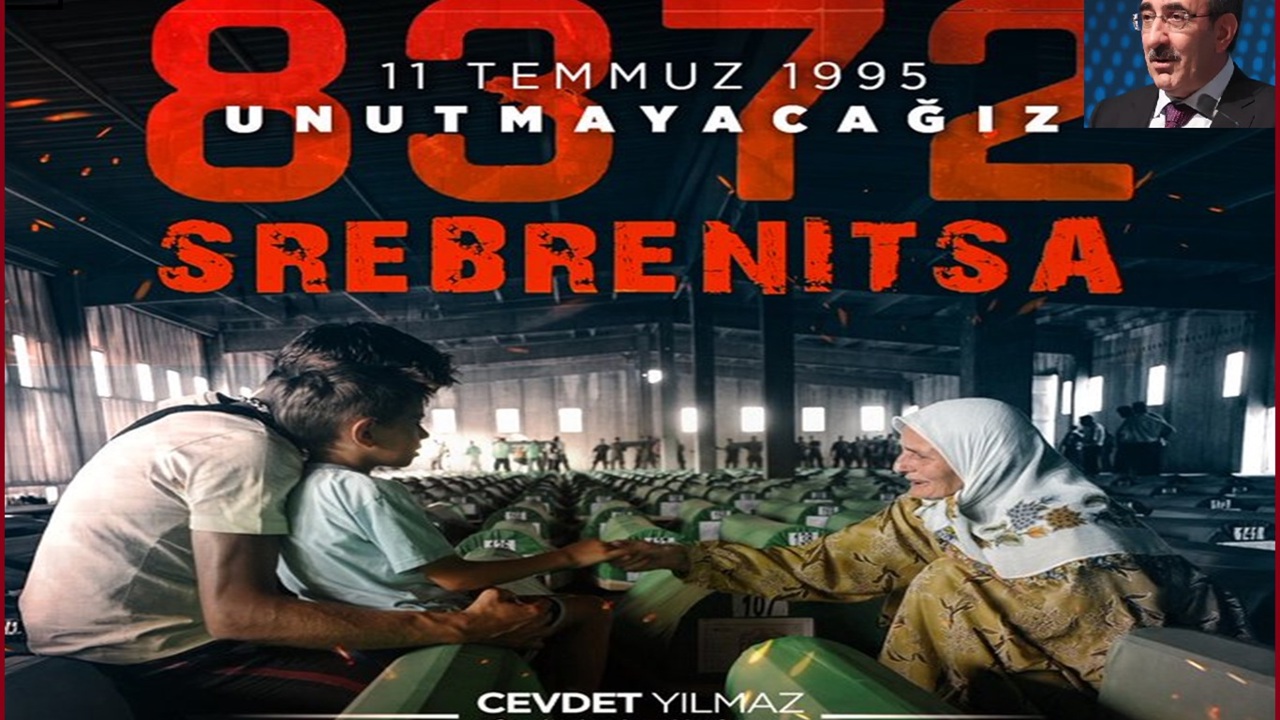Yılmaz Srebrenitsa katliamı'nı andı