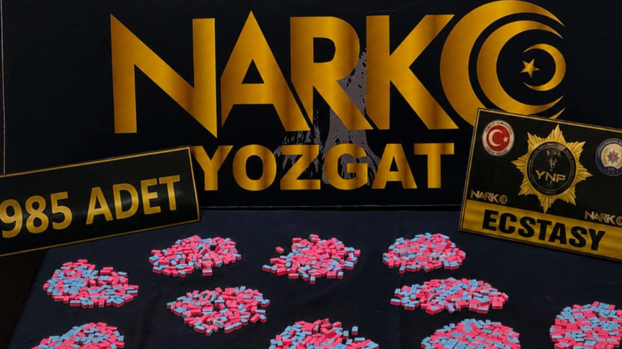 Yozgat'ta 985 sentetik ecza hap ele geçirildi