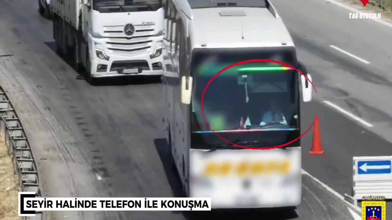 Gaziantep'te otoyol denetimlerinde bin 864 araca ceza uygulandı