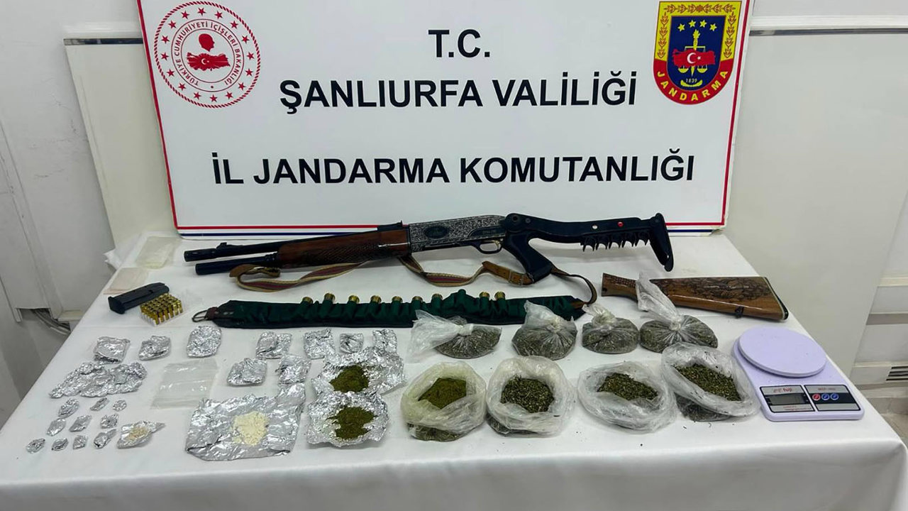 Şanlıurfa’da esrar, eroin ve kenevir tohumu ele geçirildi