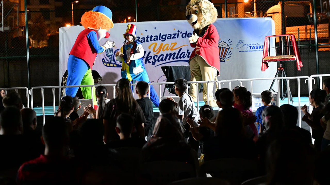 Battalgazi'de yaz etkinlikleri yoğun ilgi gördü