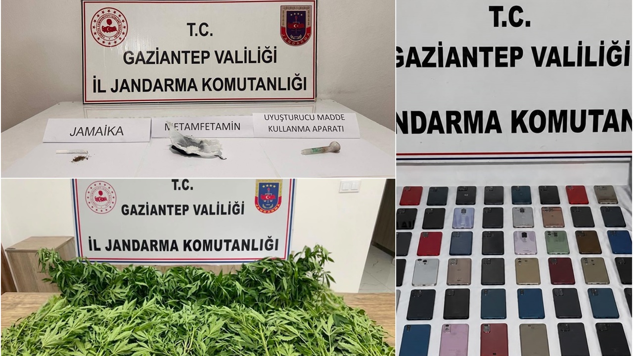 Gaziantep'te uyuşturucu operasyonlarında 311 şüpheli yakalandı