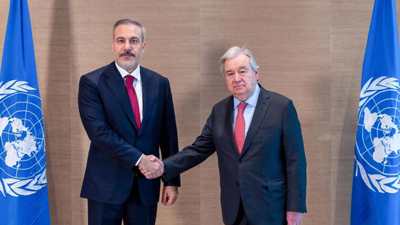 Bakan Fidan, BM Genel Sekreteri Guterres ile görüştü