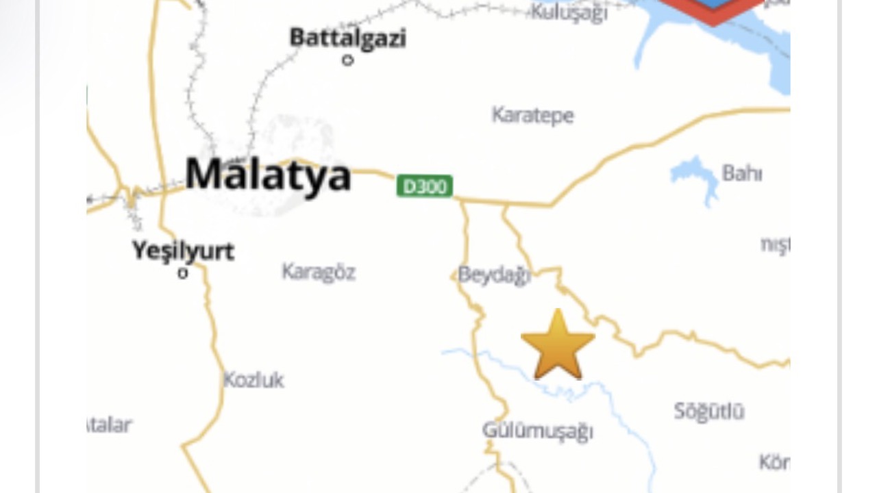 Malatya’da Günün İkinci Hissedilen Depremi
