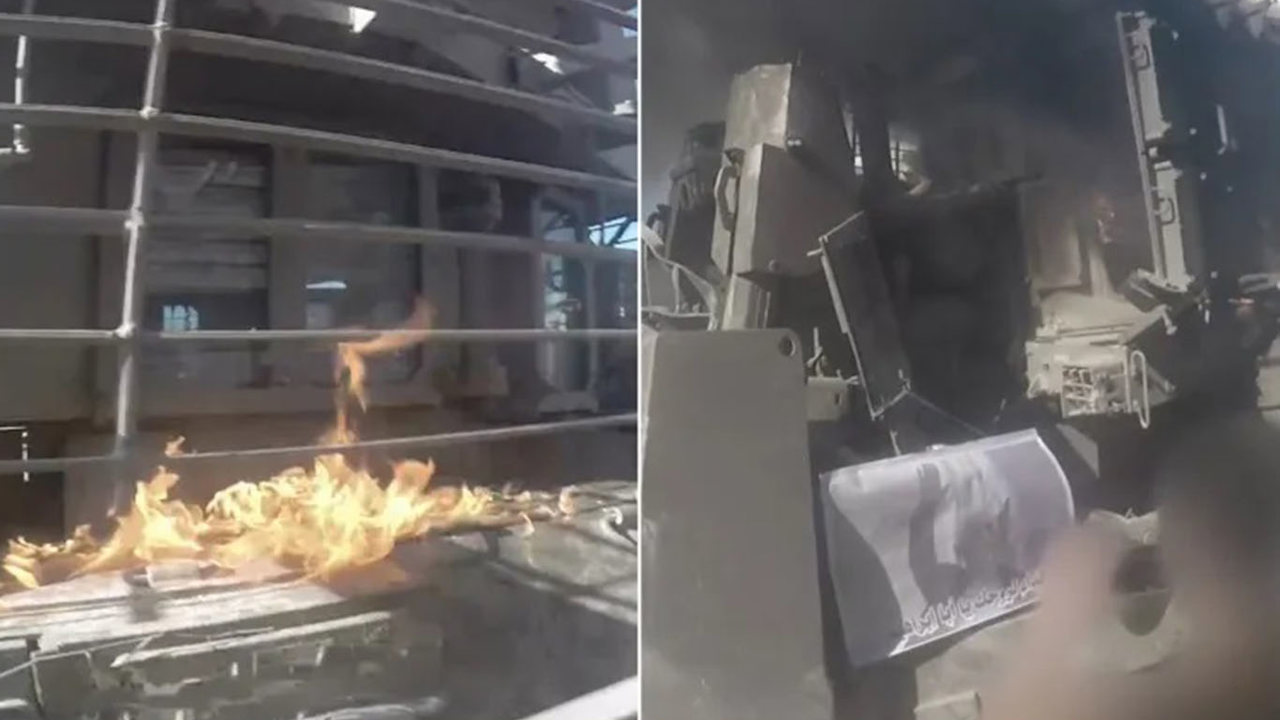 Kassam Tugayları, işgalcilere ait askeri dozeri yakan komutanın görüntülerini yayımladı