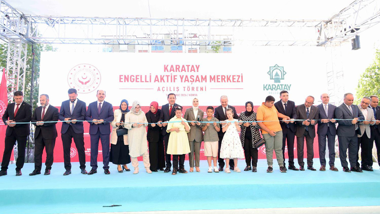 Türkiye’nin en büyük engelli aktif yaşam merkezi Karatay’da hizmete açıldı
