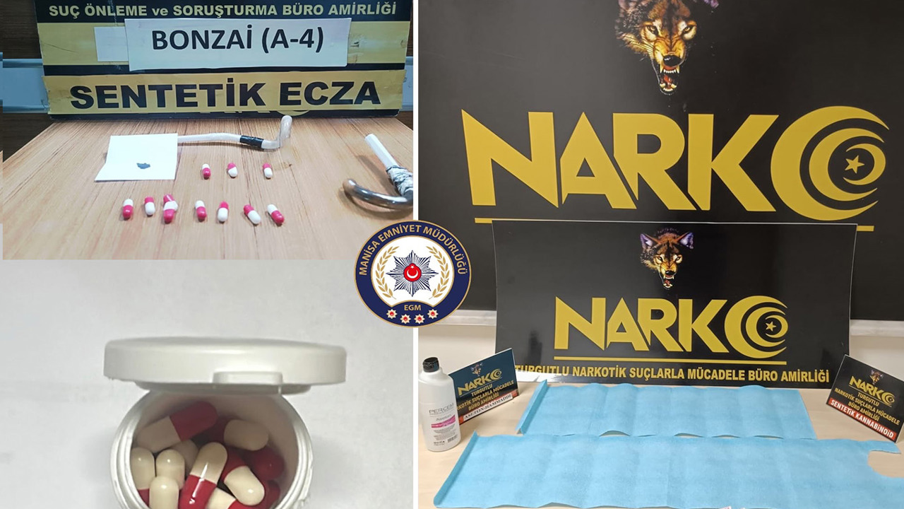 Manisa'da "Narko Alan Uygulaması": 10 şüpheli hakkında adli işlem