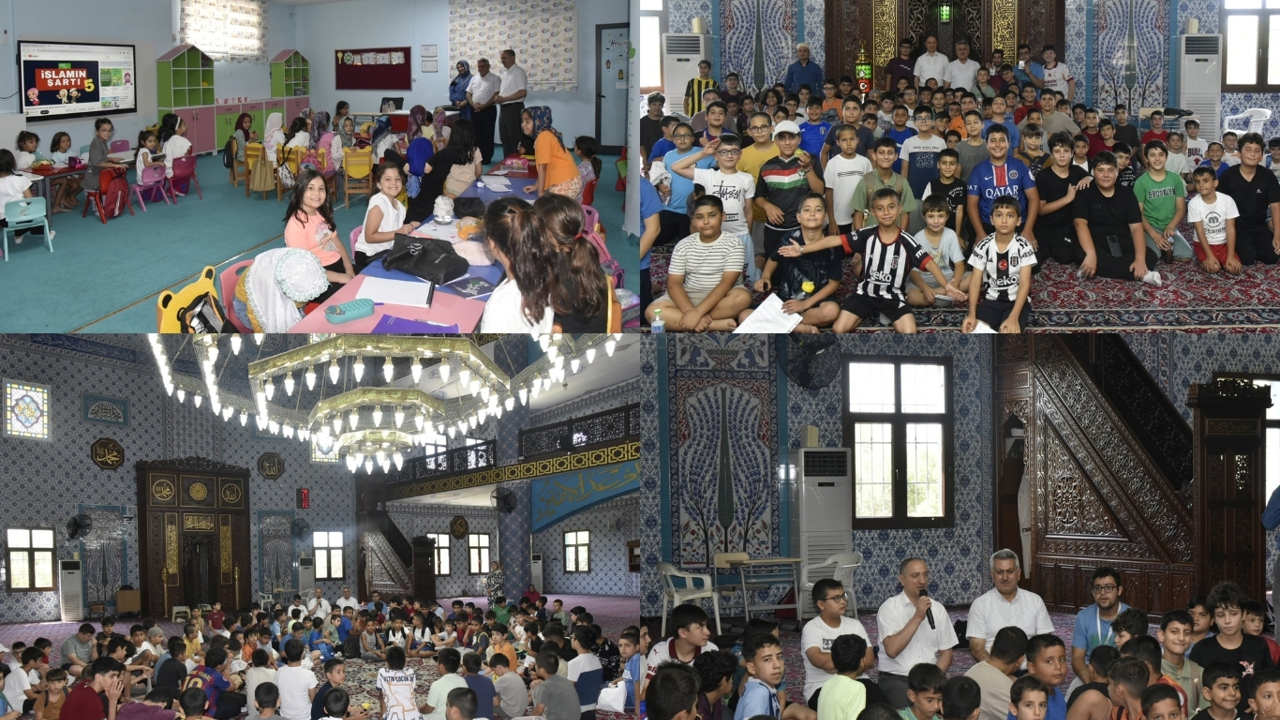 Tarsus Kaymakamı Akyüz yaz Kur'an kurslarını ziyaret etti