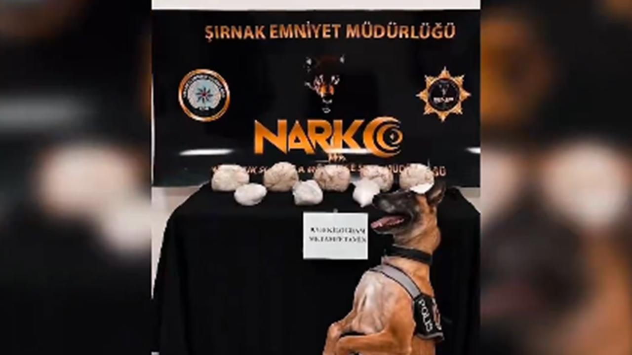 Şırnak'ta 9 kilo 700 gram metamfetamin ele geçirildi