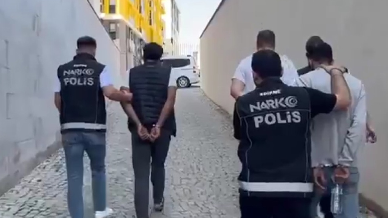 Edirne'de uyuşturucu operasyonunda 2 şüpheli tutuklandı