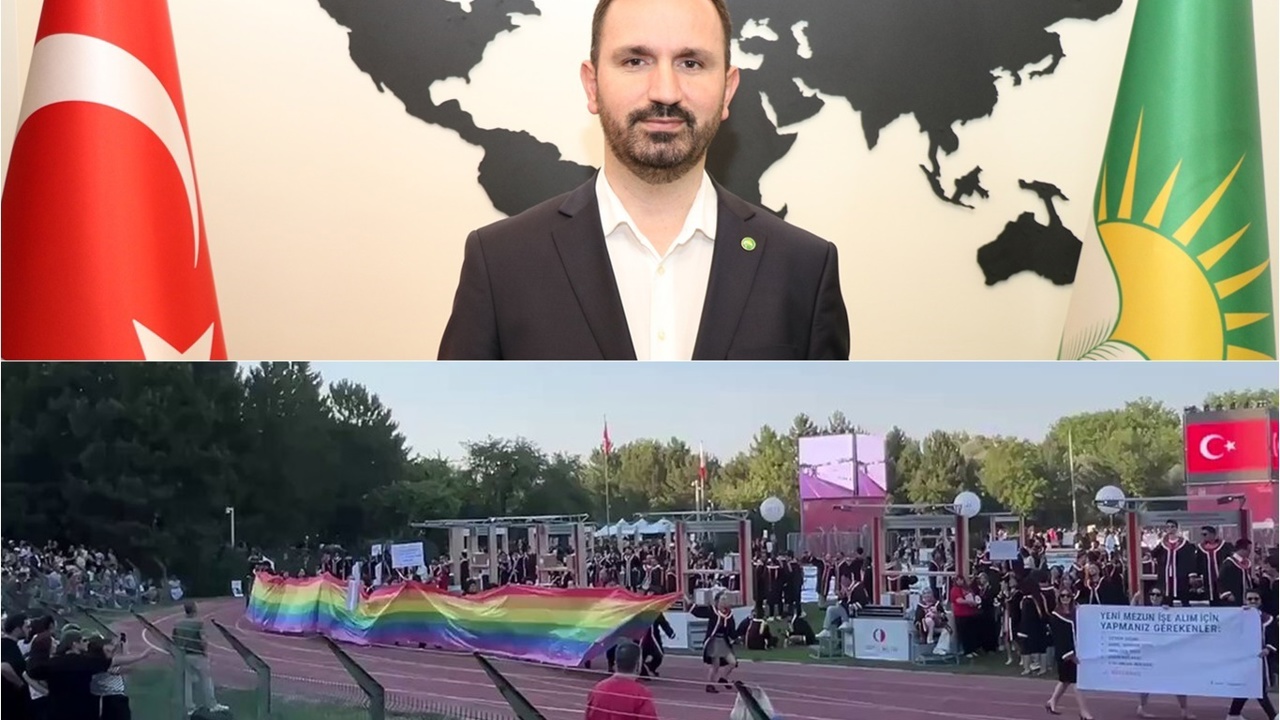 HÜDA PAR Ankara İl Başkanı Karaarslan'dan ODTÜ'deki LGBT bayrağı provokasyonuna tepki