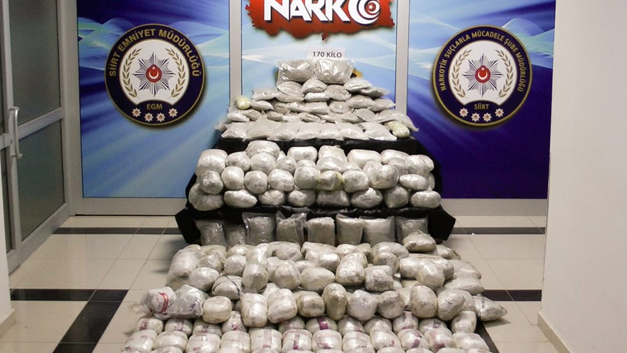 Siirt'te 170 kilogram kubar esrar ele geçirildi: Bir şüpheli tutuklandı