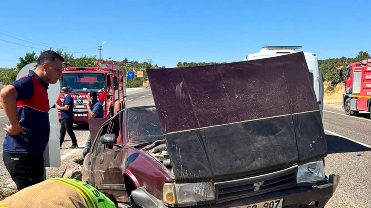 Adıyaman'da trafik kazası: 3 yaralı