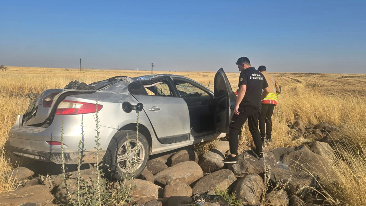 Cizre-Nusaybin kara yolunda kaza: 3 yaralı
