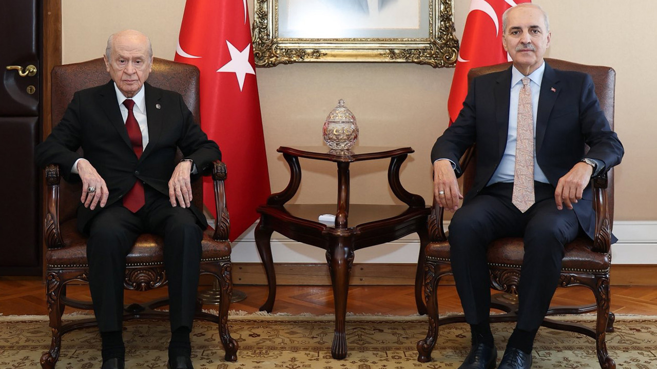 TBMM Başkanı Kurtulmuş, Bahçeli'yi ziyaret etti
