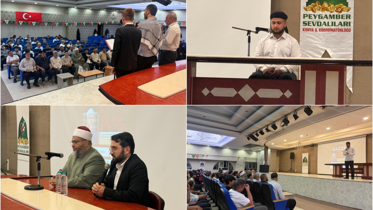 Konya’da “Nebevi Mirasın Şahidi Gazze” programı düzenlendi