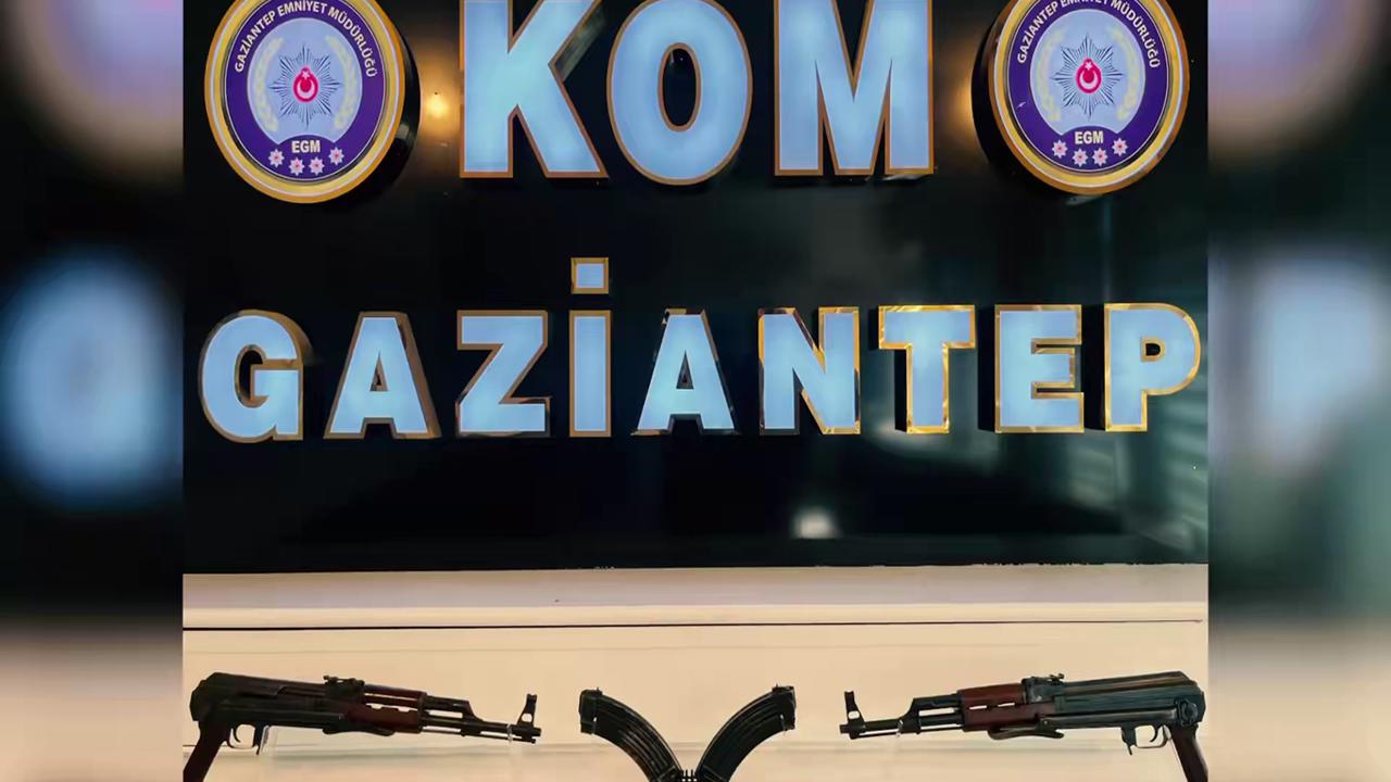 Gaziantep'te silah ve uyuşturucu operasyonu: 2 şüpheli yakalandı