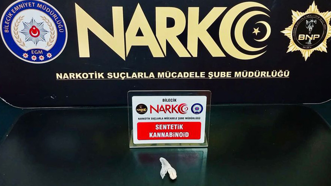 Bilecik'te uyuşturucu operasyonu: Bir şüpheli yakalandı