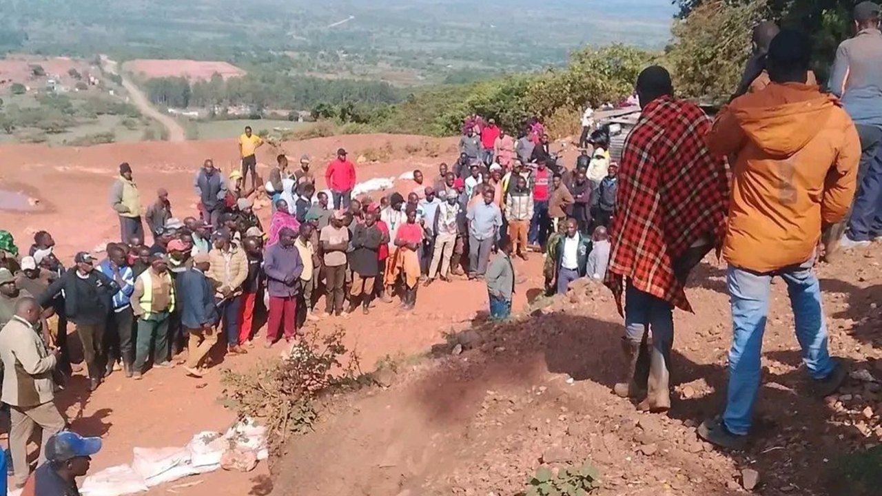 Kenya'da altın madeninde çökme: 5 ölü