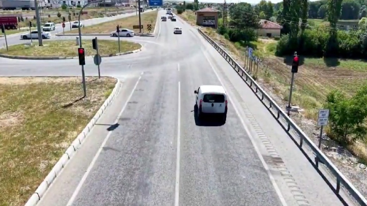 Yozgat'ta drone destekli trafik denetimi yapıldı