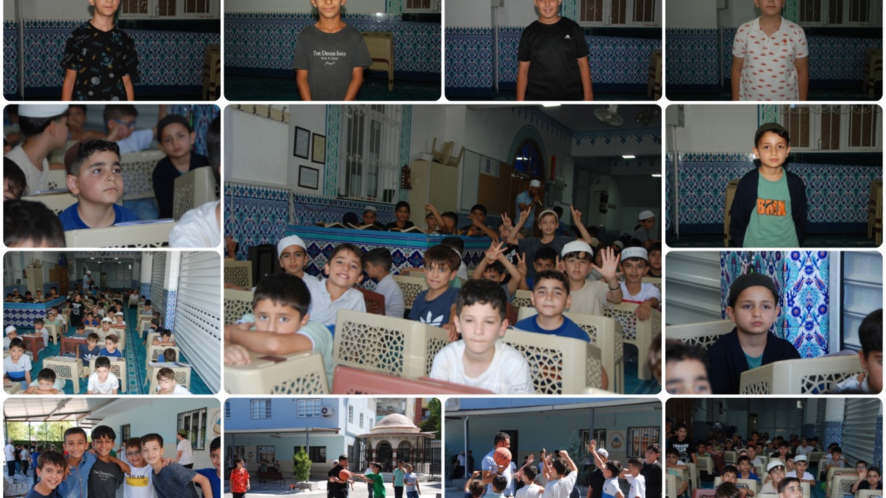 Yaz Kur'an kursundaki öğrenciler: Kur'an öğreniyor, arkadaşlık kuruyoruz