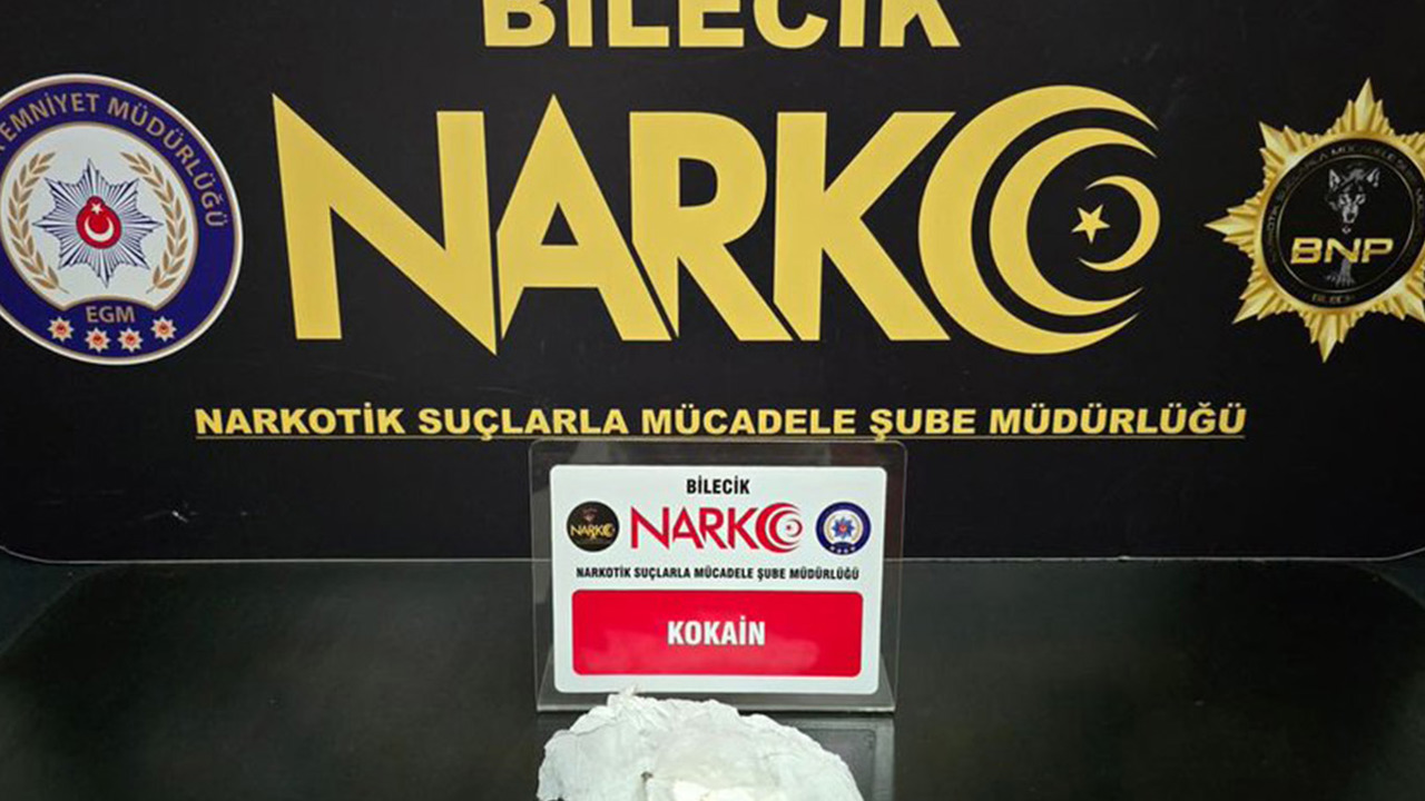 Bilecik'te kokain ele geçirildi: Bir şüpheli gözaltına alındı