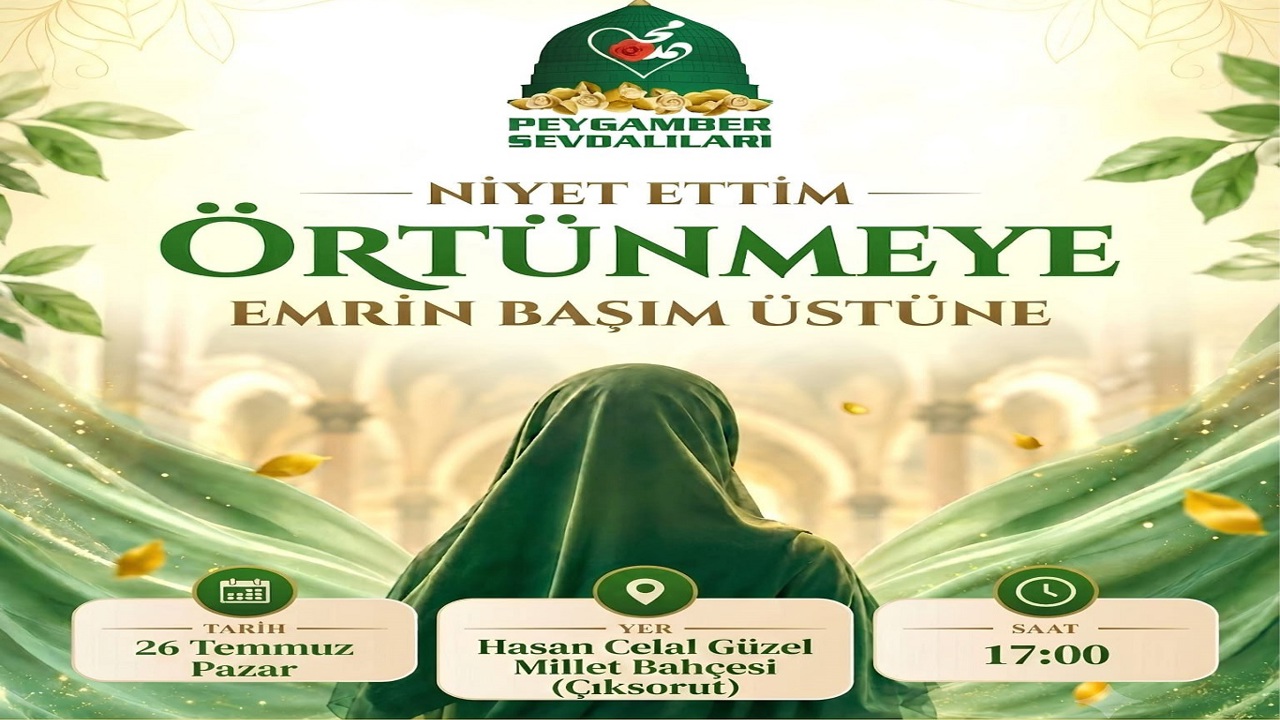 Gaziantep'te "Niyet ettim örtünmeye" programına davet