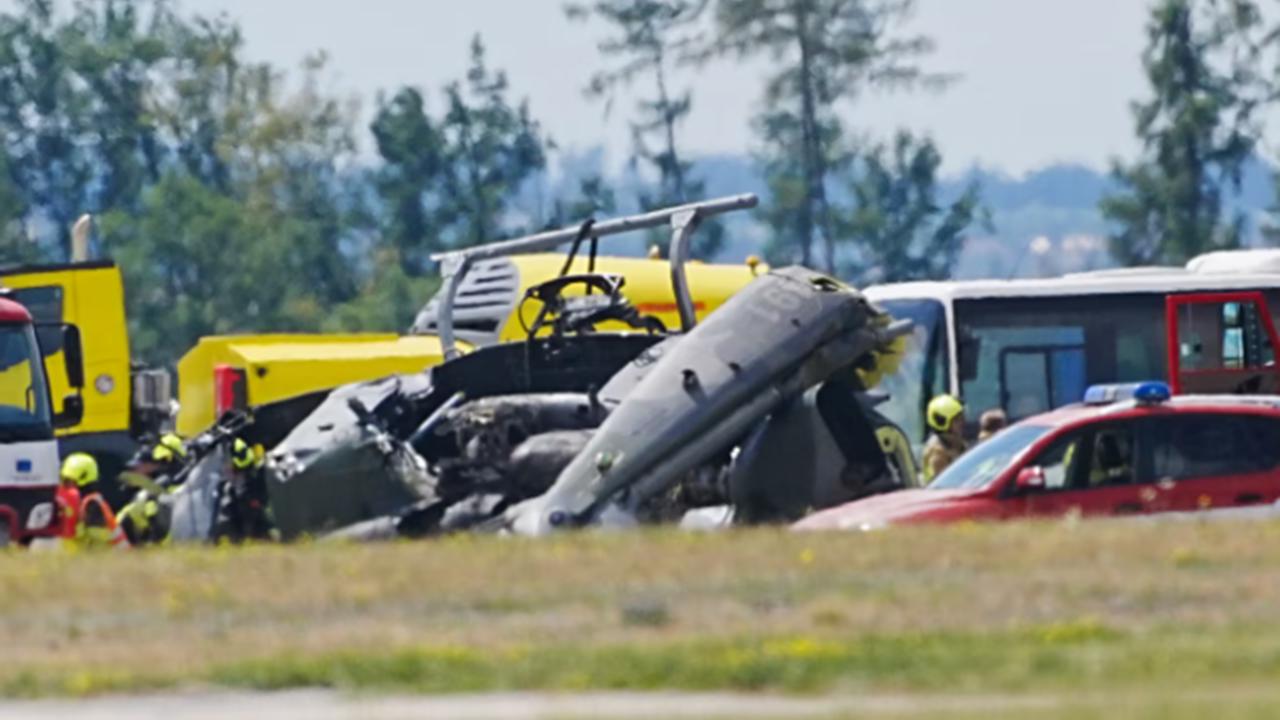 Çekya'da askeri helikopter düştü: 1 ölü