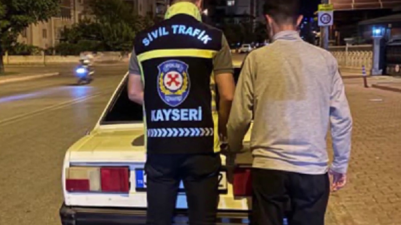 Kayseri'de trafik denetimleri: Bir haftada bin 405 sürücüye işlem