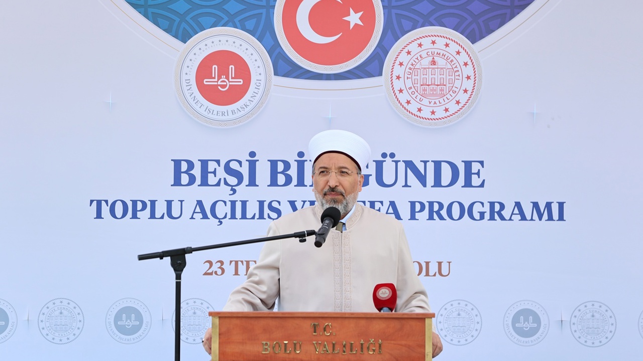 Diyanet İşleri Başkanı Arpaguş: Biz bir vakıf medeniyetiyiz