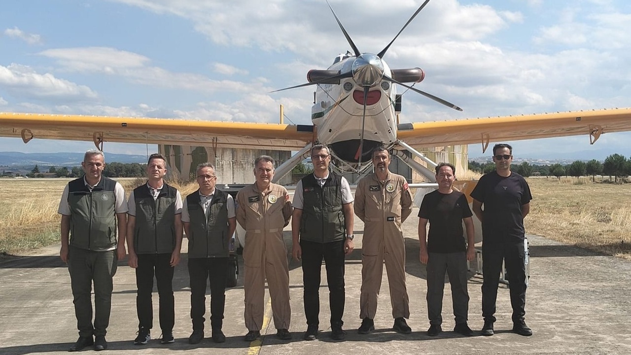 "Air Tractor" tipi yangın söndürme uçakları Bursa’da konuşlandırıldı