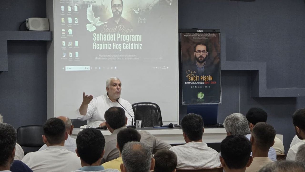 Tarsus'ta Şehit Sacid Pişgin dualarla yad edildi